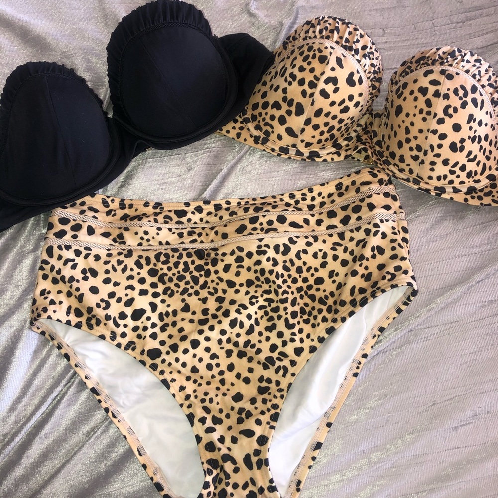 Mix & Match Victoria Secret High Wasted Bikini Set